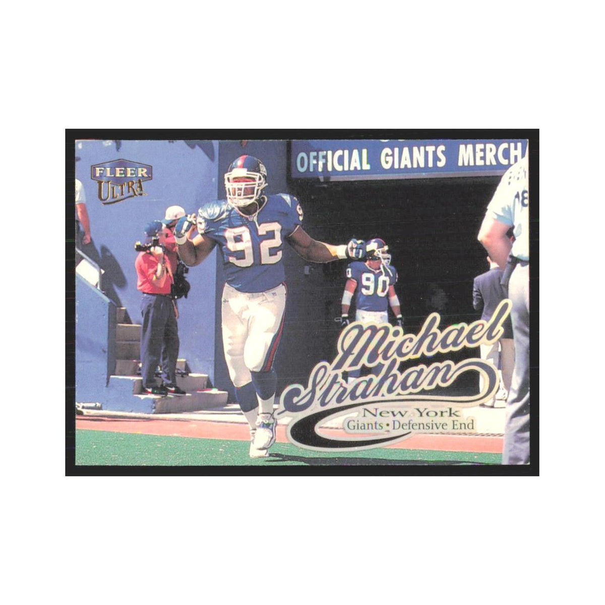 Michael Strahan 1999 Fleer Ultra #231 New York Giants Football Card NM