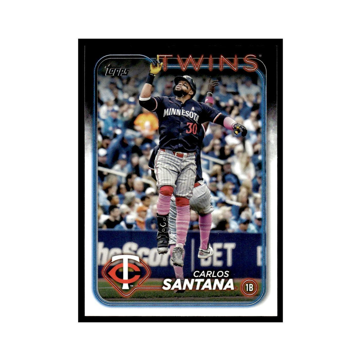 Carlos Santana 2024 Topps Update #US224 Minnesota Twins Baseball Card NM