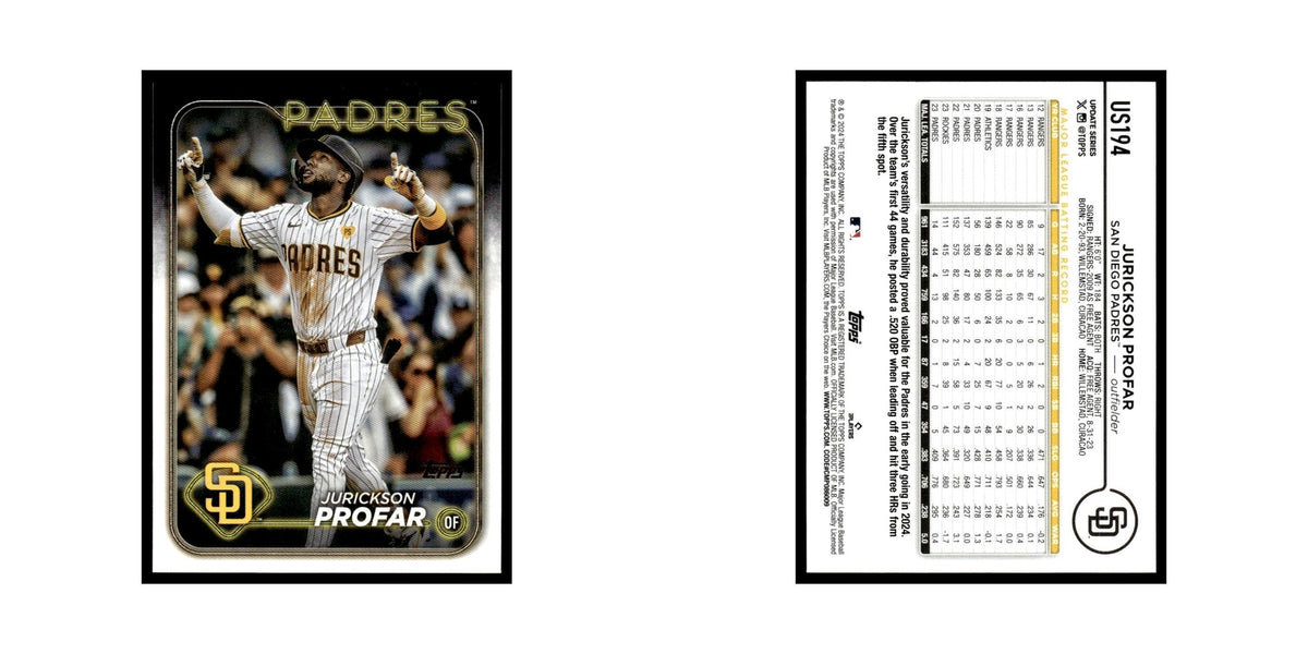 Jurickson Profar 2024 Topps Update #US194 San Diego Padres Baseball Card NM