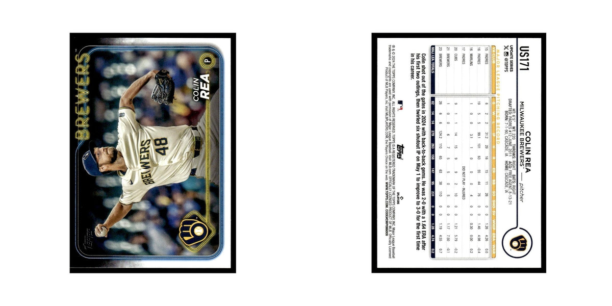 Colin Rea 2024 Topps Update #US171 Milwaukee Brewers Baseball Card NM