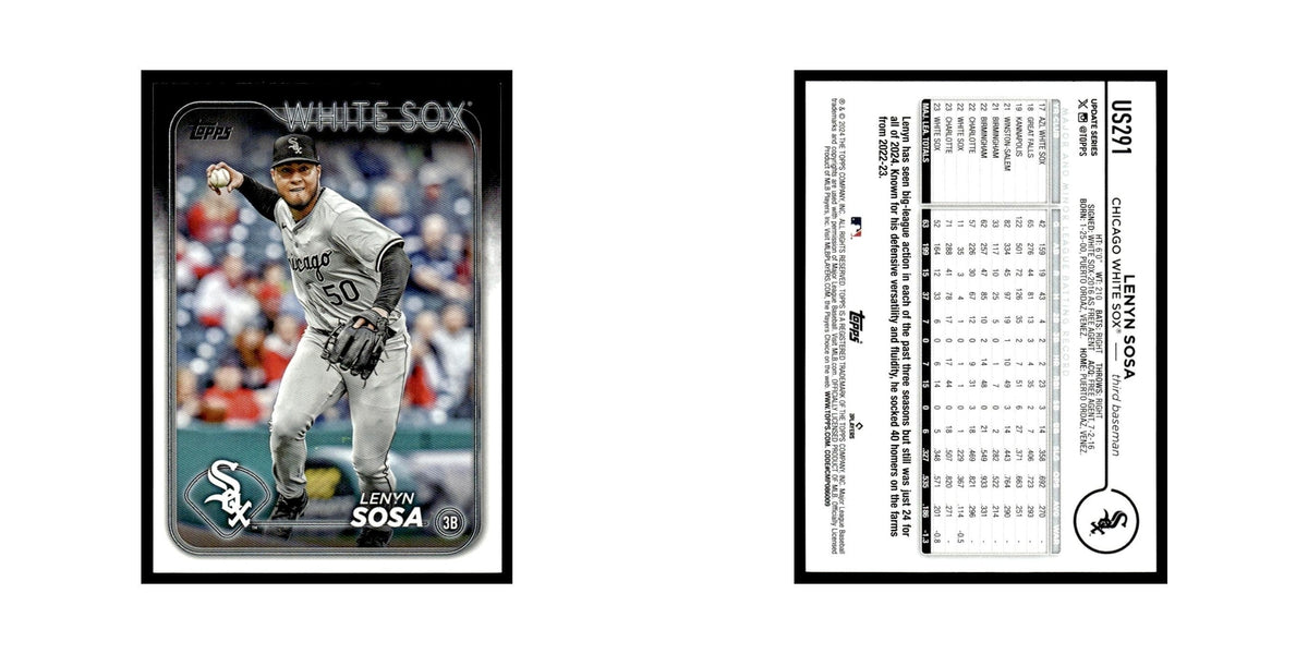 Lenyn Sosa 2024 Topps Update #US291 Chicago White Sox Baseball Card NM