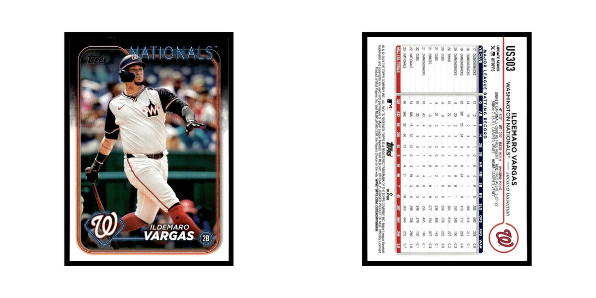 Ildemaro Vargas 2024 Topps Update #US303 Washington Nationals Baseball Card NM