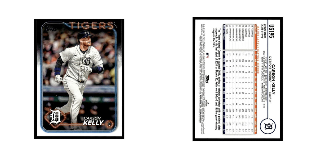 Carson Kelly 2024 Topps Update #US195 Detroit Tigers Baseball Card NM