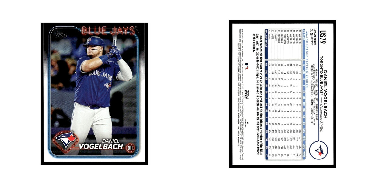 Daniel Vogelbach 2024 Topps Update #US79 Toronto Blue Jays Baseball Card NM
