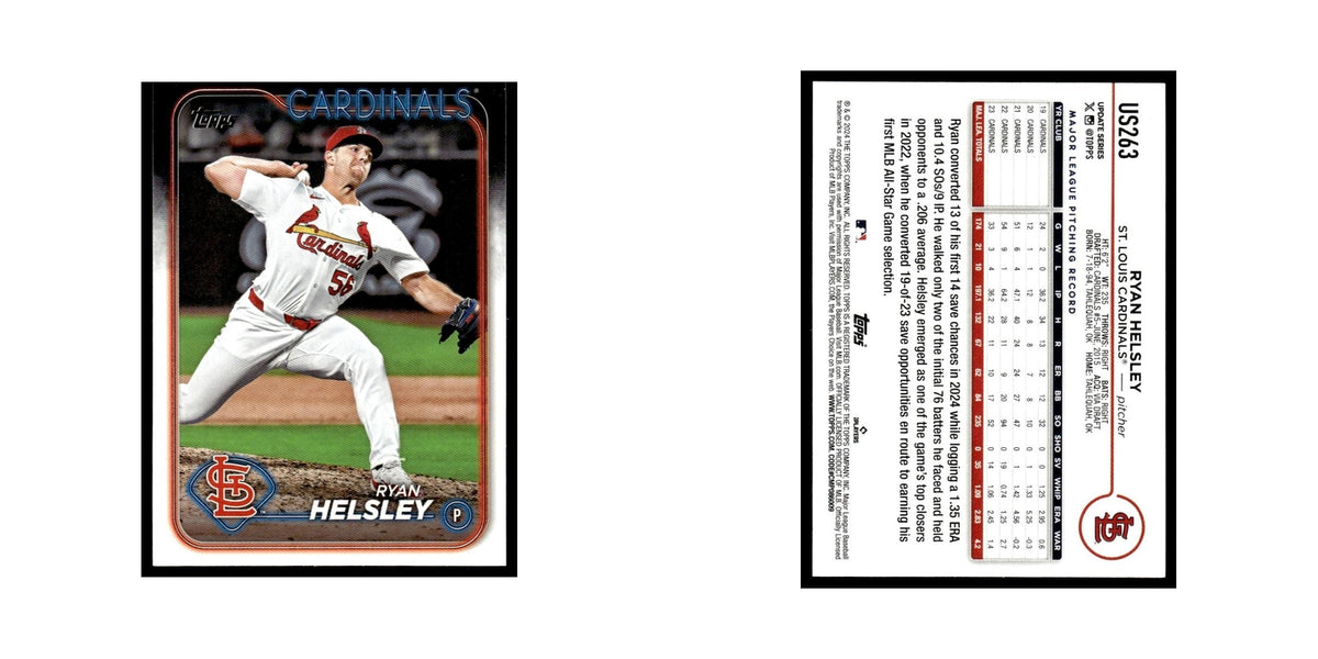 Ryan Helsley 2024 Topps Update #US263 St. Louis Cardinals Baseball Card NM