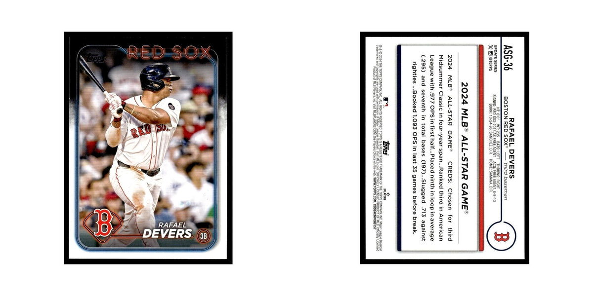 Rafael Devers 2024 Topps Update #ASG-36 Boston Red Sox Baseball Card NM