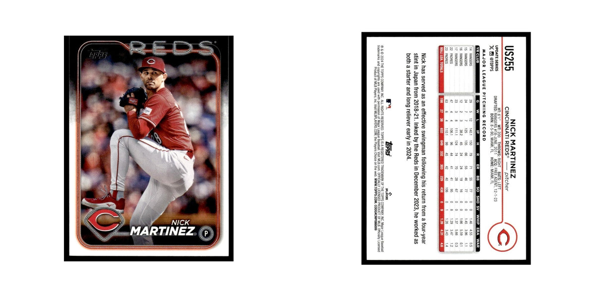 Nick Martinez 2024 Topps Update #US255 Cincinnati Reds Baseball Card NM