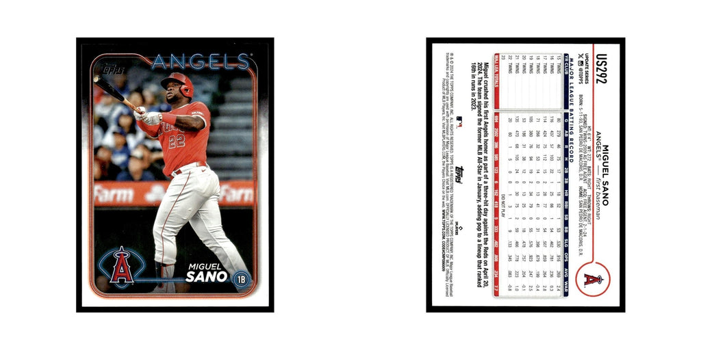 Miguel Sano 2024 Topps Update #US292 Los Angeles Angels Baseball Card NM