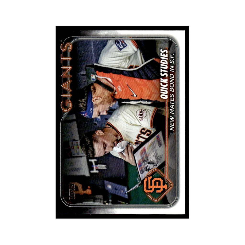 Patrick Bailey   Blake Snell 2024 Topps Update #US55 San Francisco Giants NM