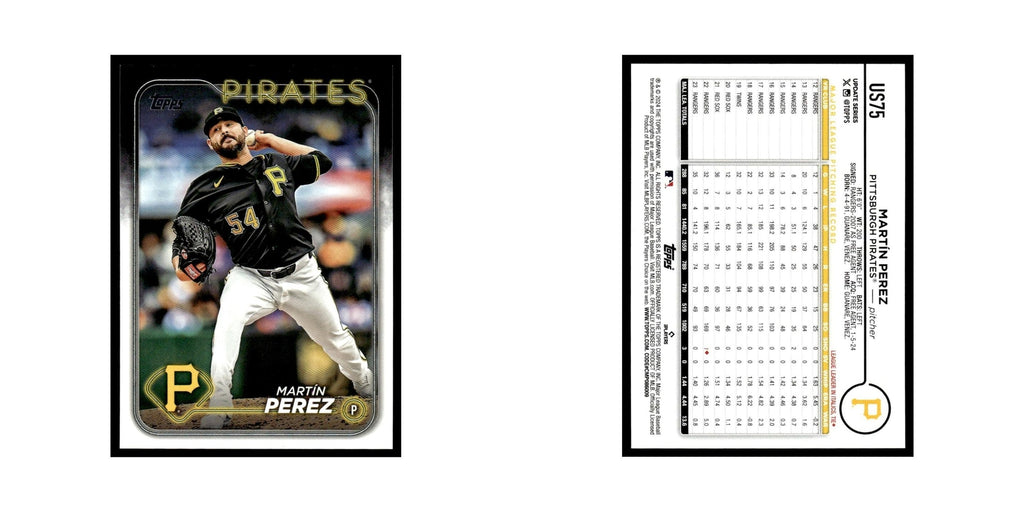 Martín Perez 2024 Topps Update #US75 Pittsburgh Pirates Baseball Card NM