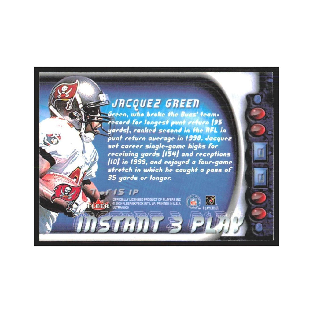 Jacquez Green 2000 Fleer Ultra #7 Tampa Bay Buccaneers Football Card NM