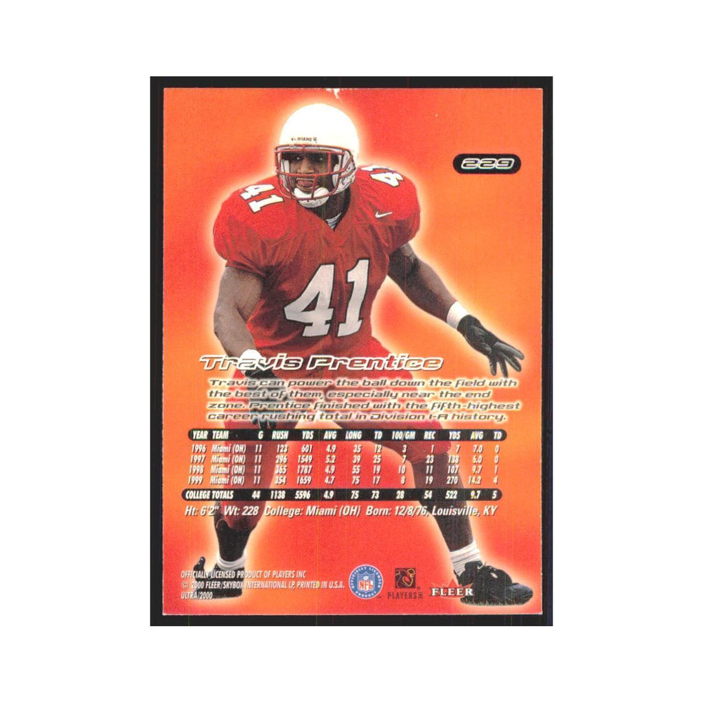 Darrell Jackson Rookie 2000 Fleer Ultra #246 Cleveland Browns Football Card NM
