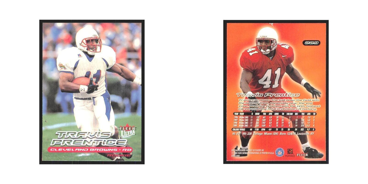 Darrell Jackson Rookie 2000 Fleer Ultra #246 Cleveland Browns Football Card NM