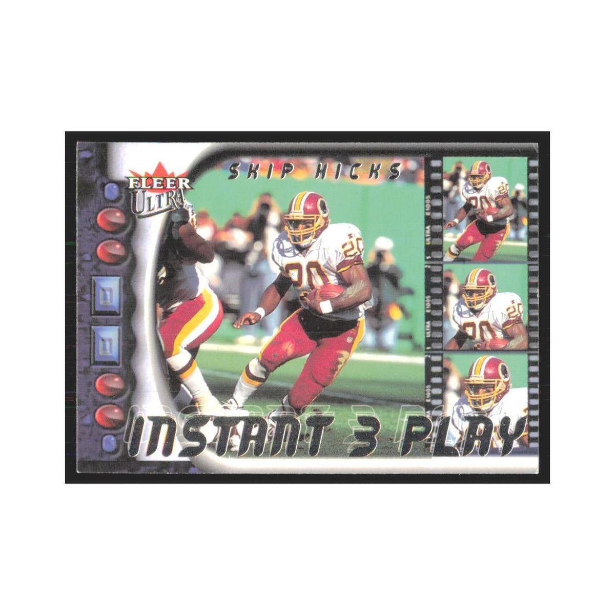 Skip Hicks 2000 Fleer Ultra #14 Washington Redskins Football Card NM
