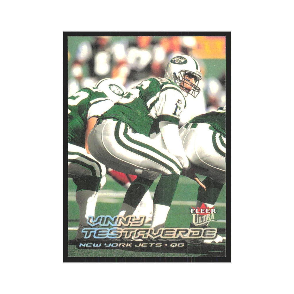 Vinny Tesstraverde 2000 Fleer Ultra #23 New York Jets Football Card NM