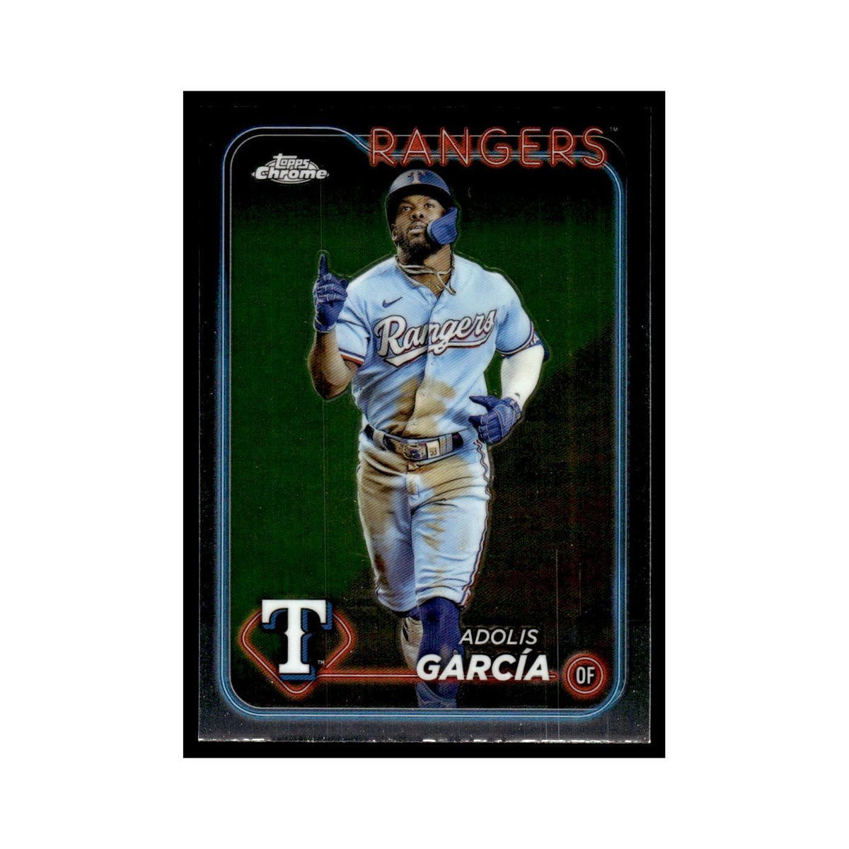 Adolis García 2024 Topps Chrome #114 Texas Rangers Baseball Card NM