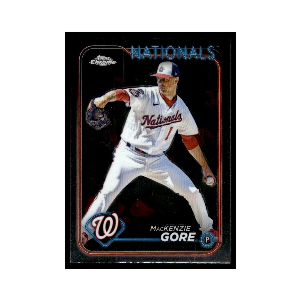 MacKenzie Gore 2024 Topps Chrome #94 Washington Nationals Baseball Card NM