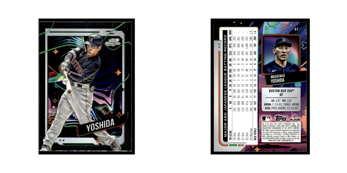 Masataka Yoshida 2024 Topps Chrome Cosmic #47 Boston Red Sox Baseball Card NM