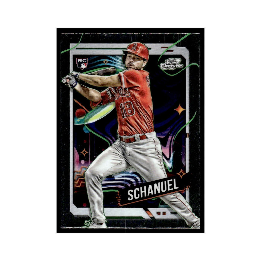 Nolan Schanuel Rookie 2024 Topps Chrome Cosmic #93 Los Angeles Angels NM