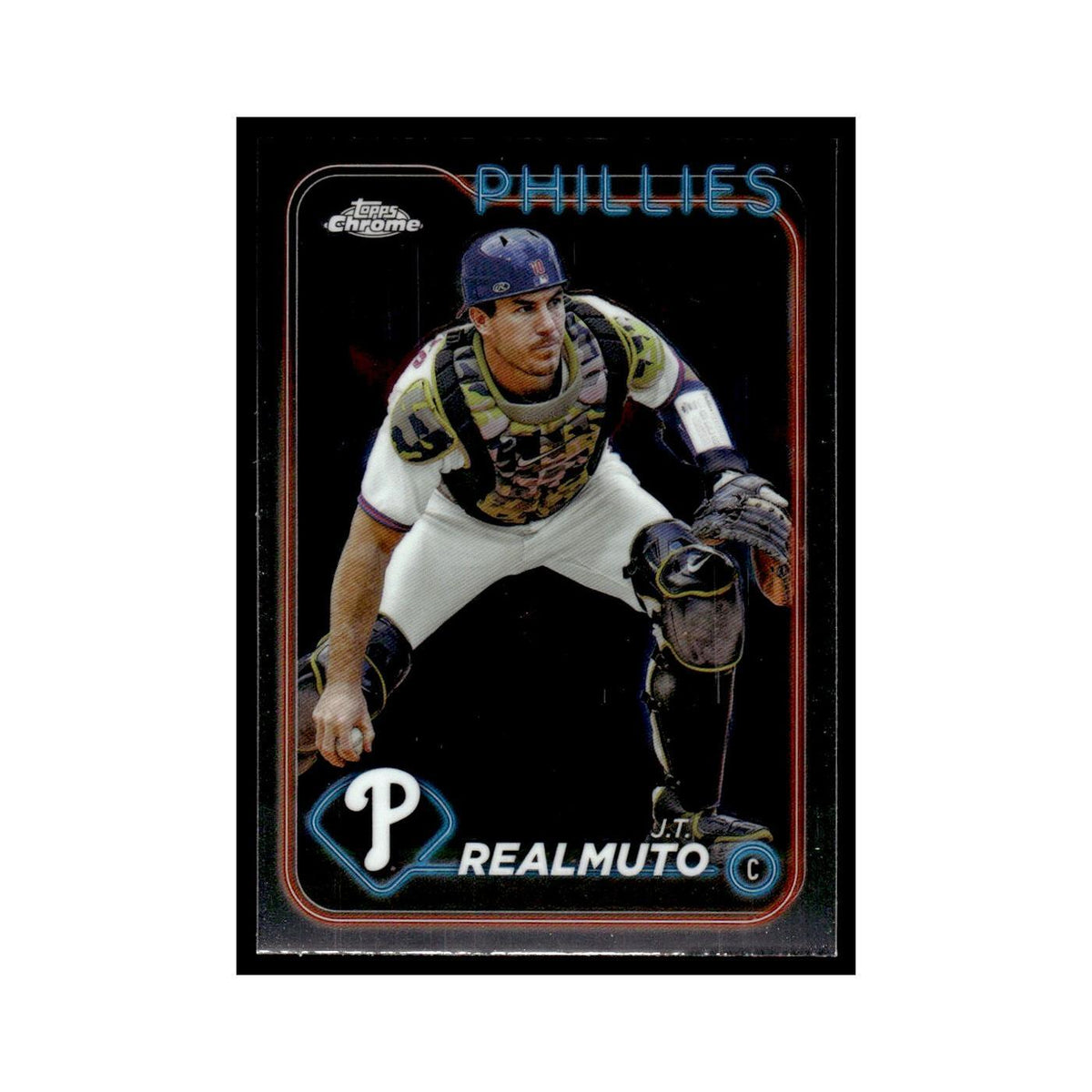 J.T. Realmuto 2024 Topps Chrome #261 Philadelphia Phillies Baseball Card NM