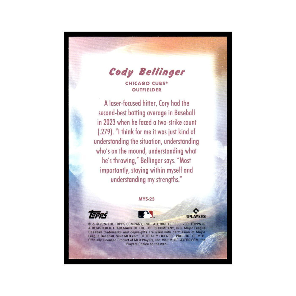 Cody Bellinger 2024 Topps Update Mystical #MYS-25 Chicago Cubs Baseball Card NM