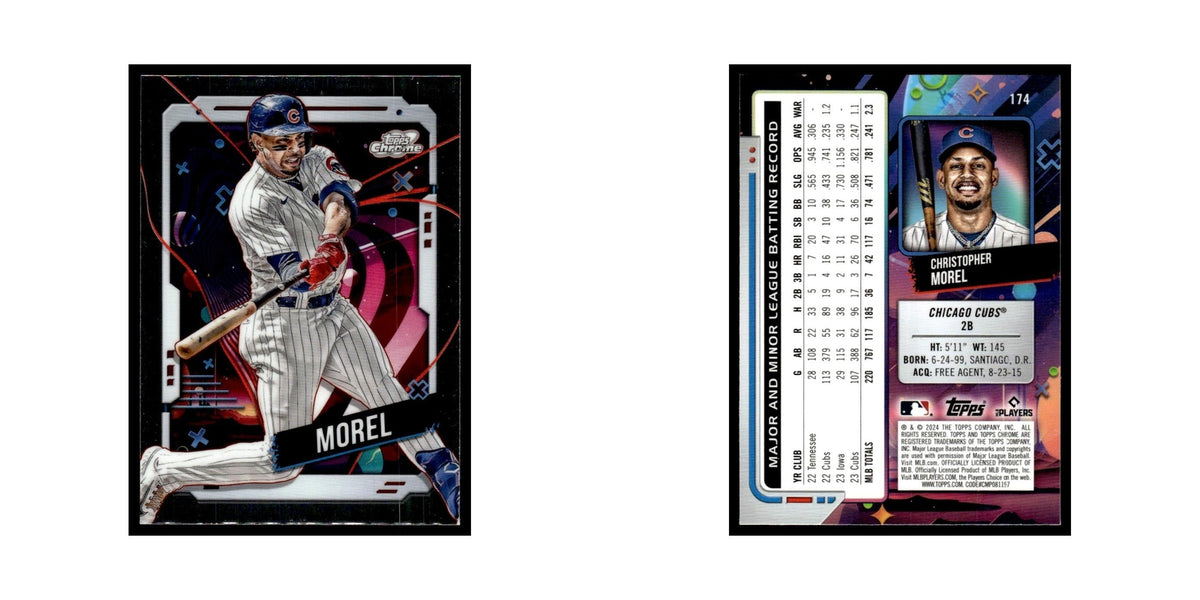 Christopher Morel 2024 Topps Chrome Cosmic #174 Chicago Cubs Baseball Card NM