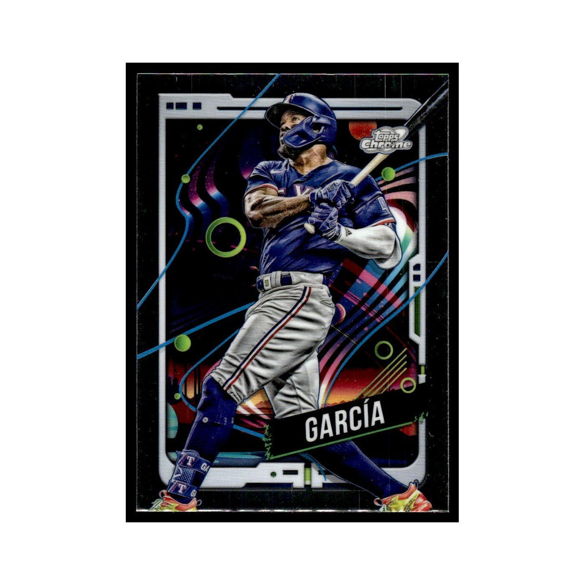Adolis García 2024 Topps Chrome Cosmic #158 Texas Rangers Baseball Card NM