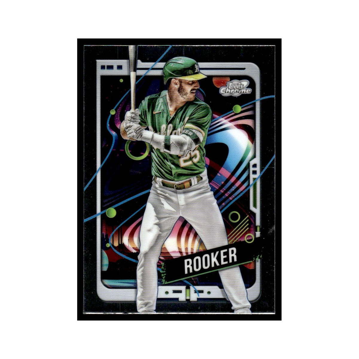 Brent Rooker 2024 Topps Chrome Cosmic #6 Oakland Athletics Baseball Card NM
