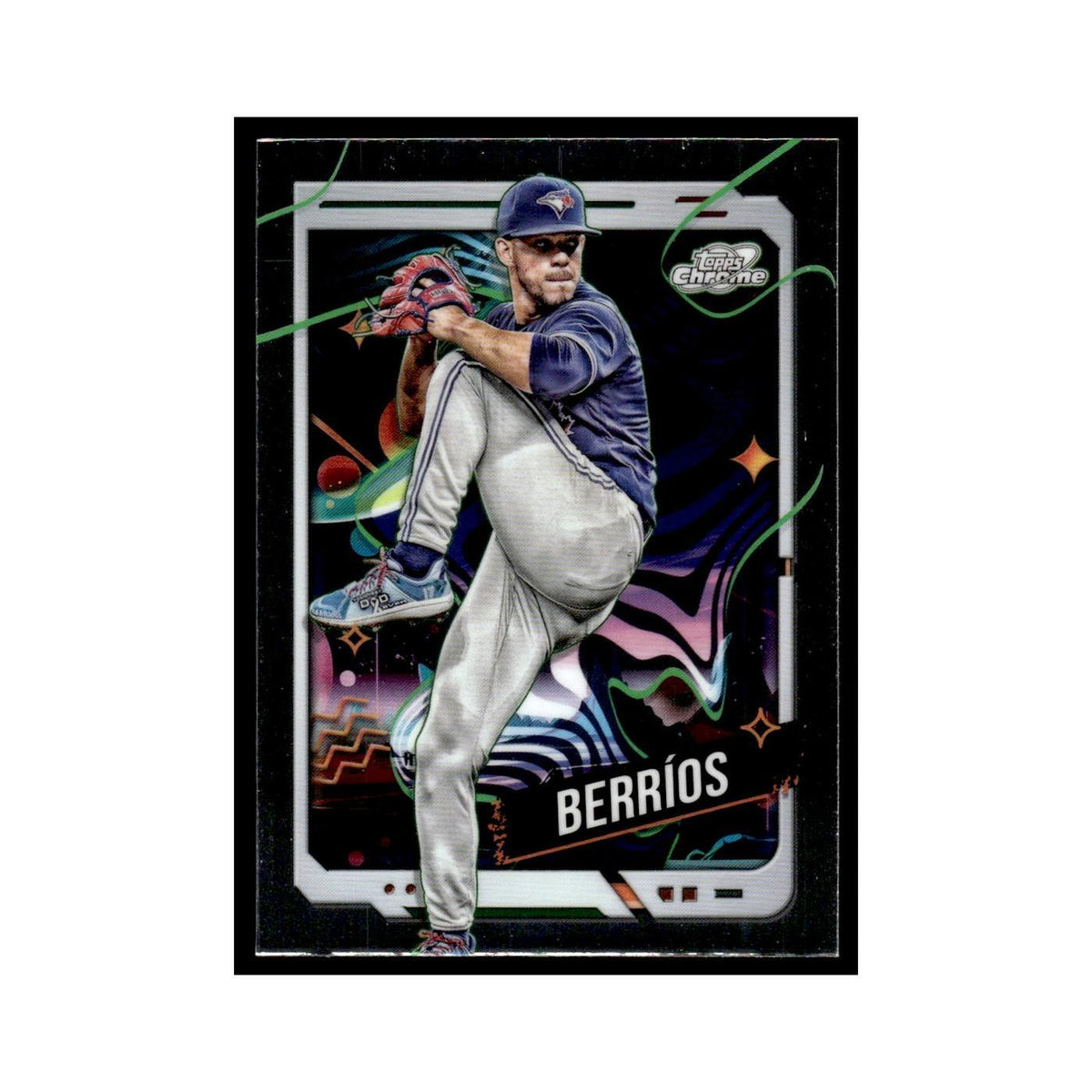Jose Berríos 2024 Topps Chrome Cosmic #15 Toronto Blue Jays Baseball Card NM