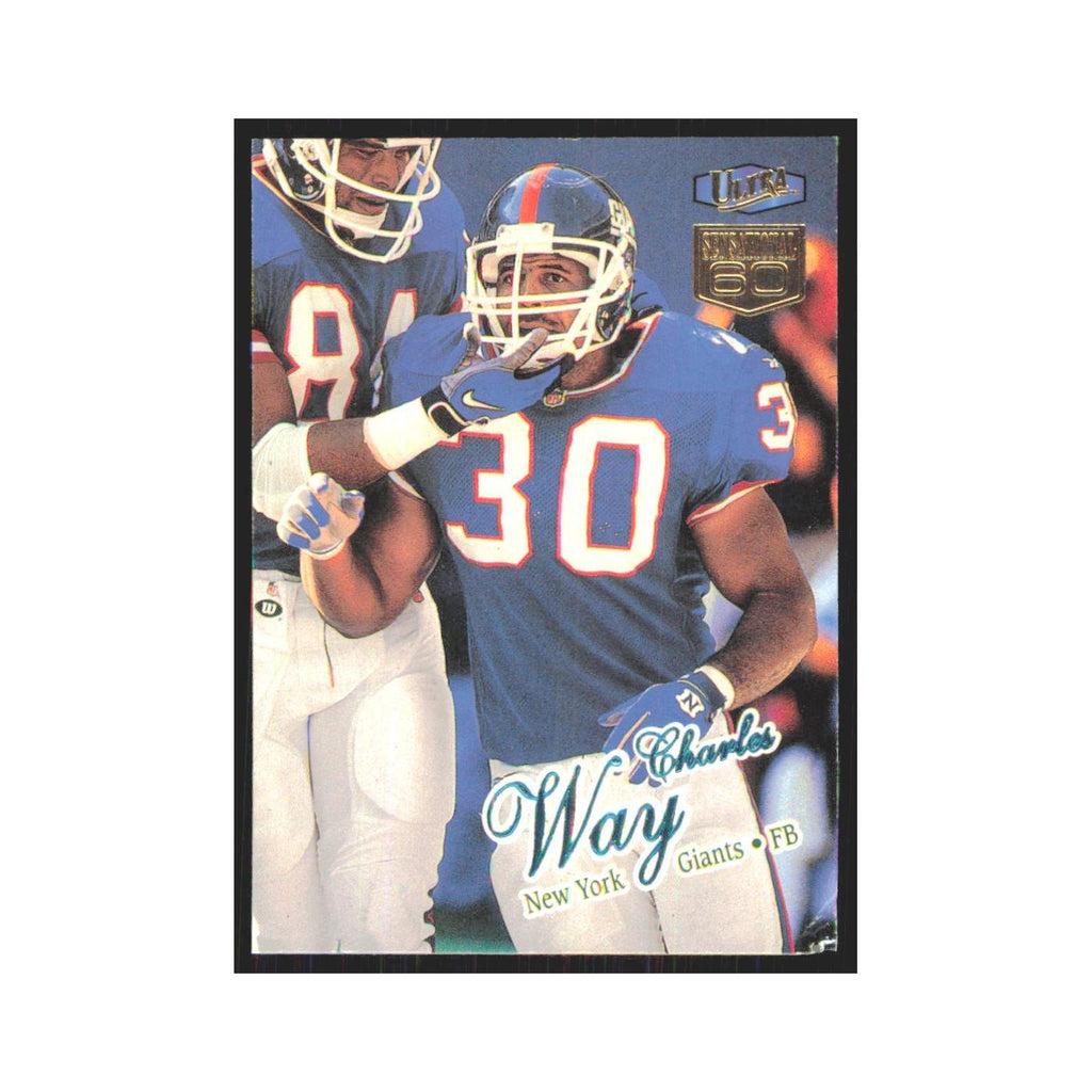 Charles Way 1998 Fleer Ultra #123 New York Giants Football Card NM