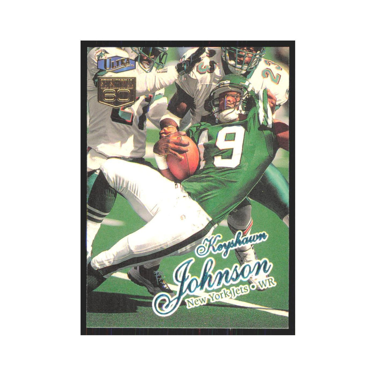Keyshawn Johnson 1998 Fleer Ultra #34 New York Jets Football Card NM