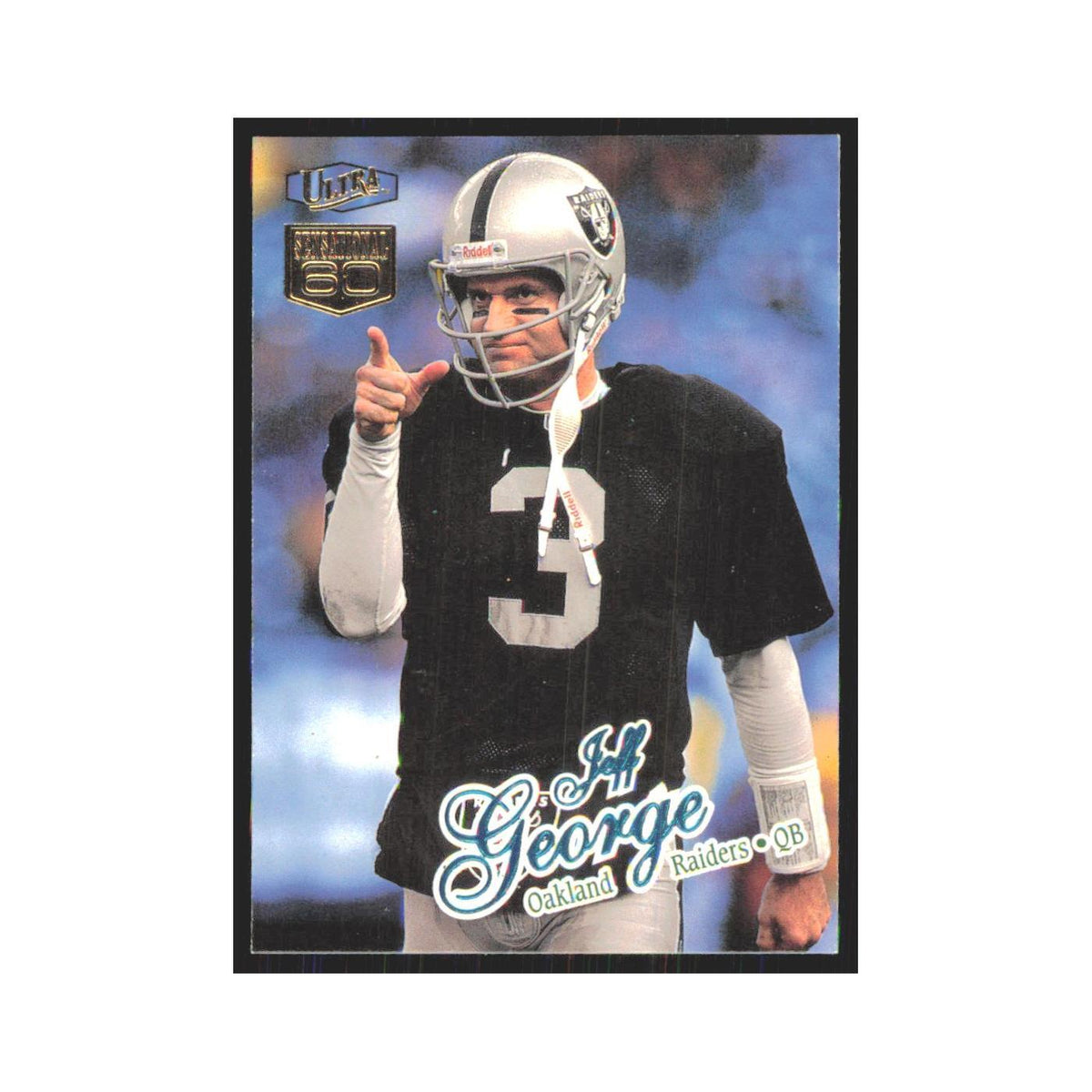 Jeff George 1998 Fleer Ultra #20 Oakland Raiders Football Card NM