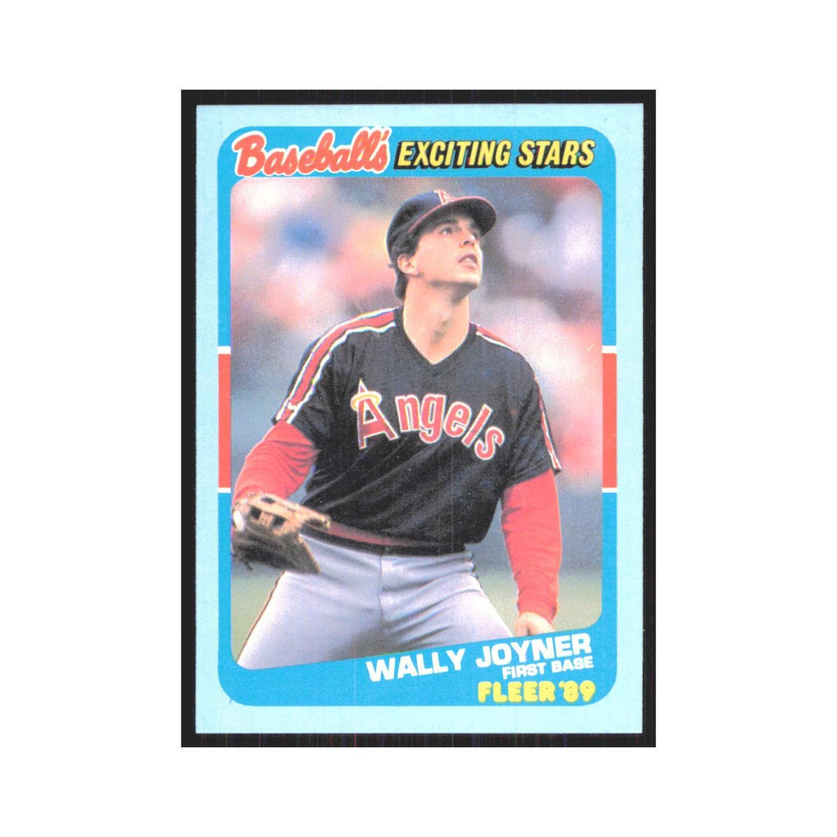 Wally Joyner 1989 Fleer Exciting Stars #28.0 California Angels Baseball Card NM