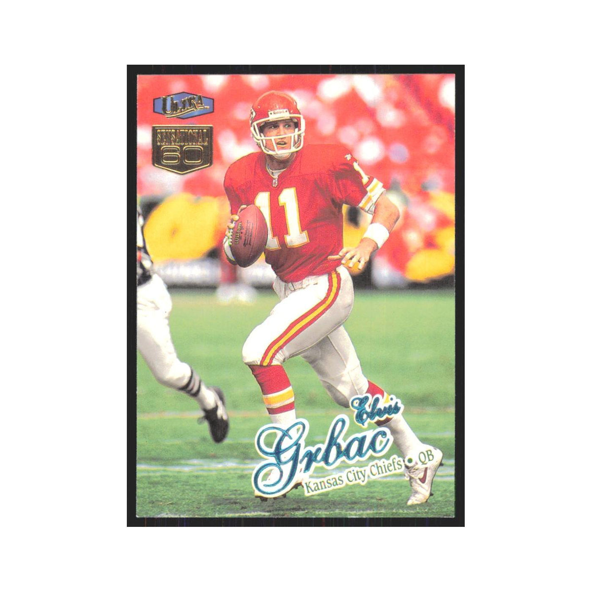 Elvis Grbac 1998 Fleer Ultra #29 Kansas City Chiefs Football Card NM