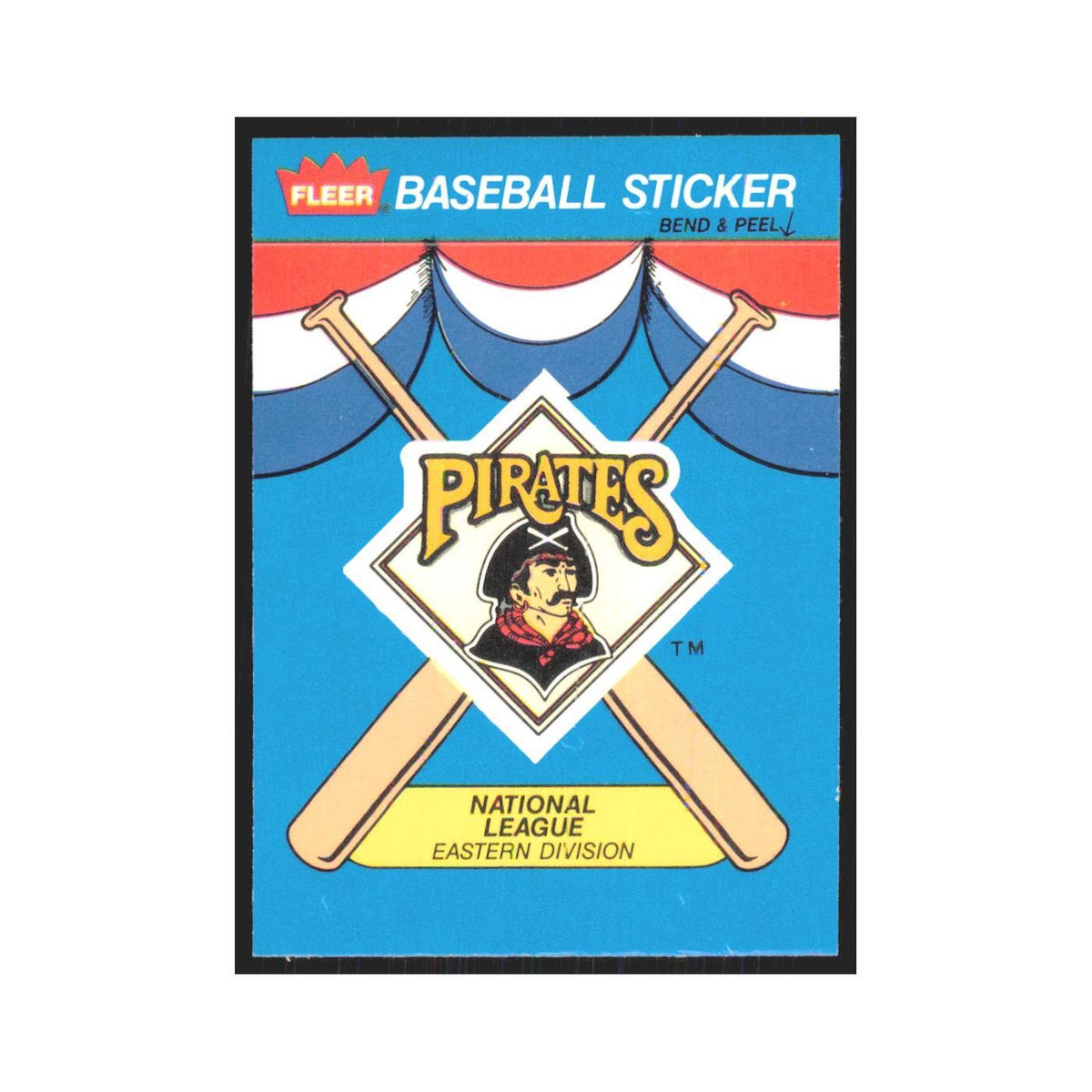 Team History 1989 Fleer Exciting Stars #nan Pittsburgh Pirates Baseball Card NM