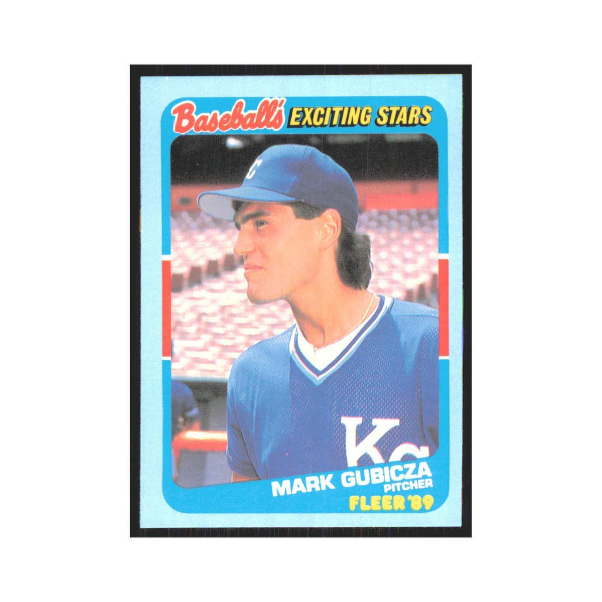 Mark Gubicza 1989 Fleer Exciting Stars #19.0 Kansas City Royals Baseball Card NM