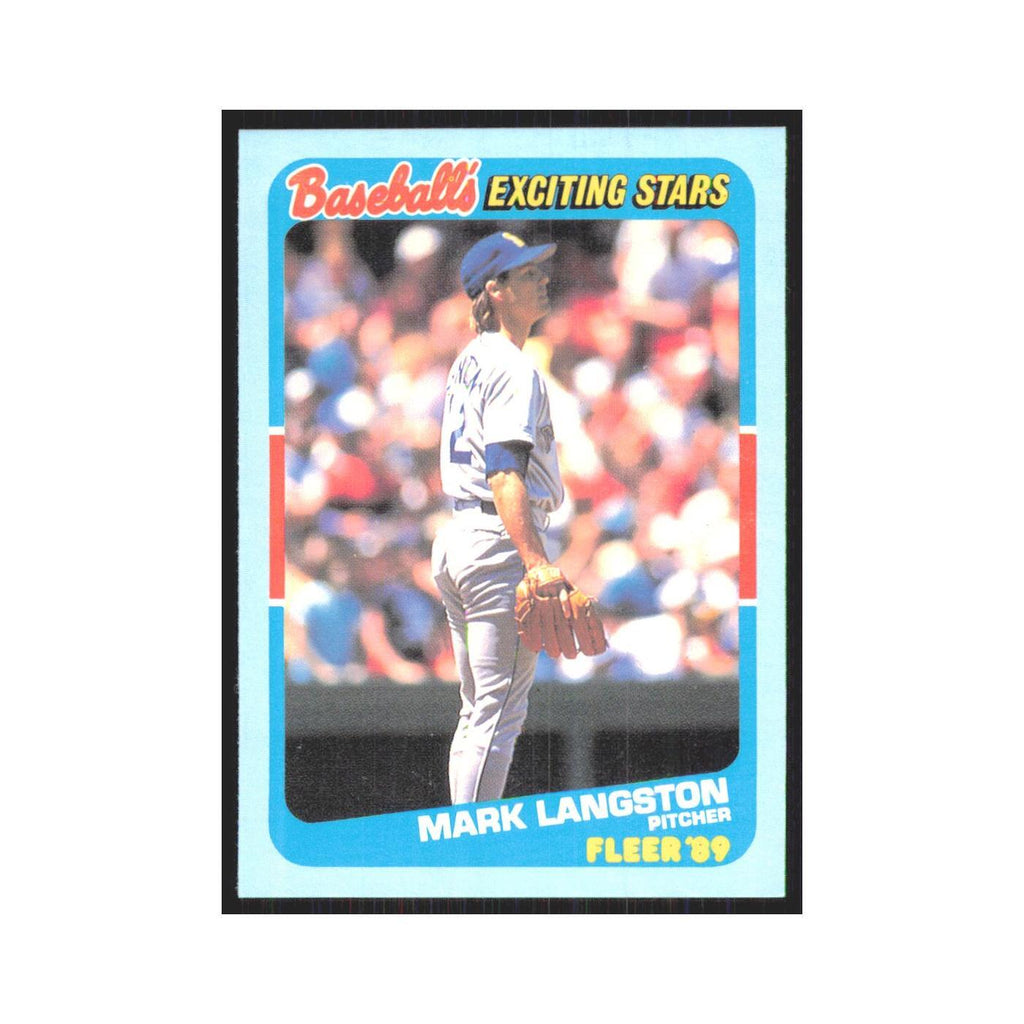 Mark Langston 1989 Fleer Exciting Stars #29.0 Seattle Mariners Baseball Card NM