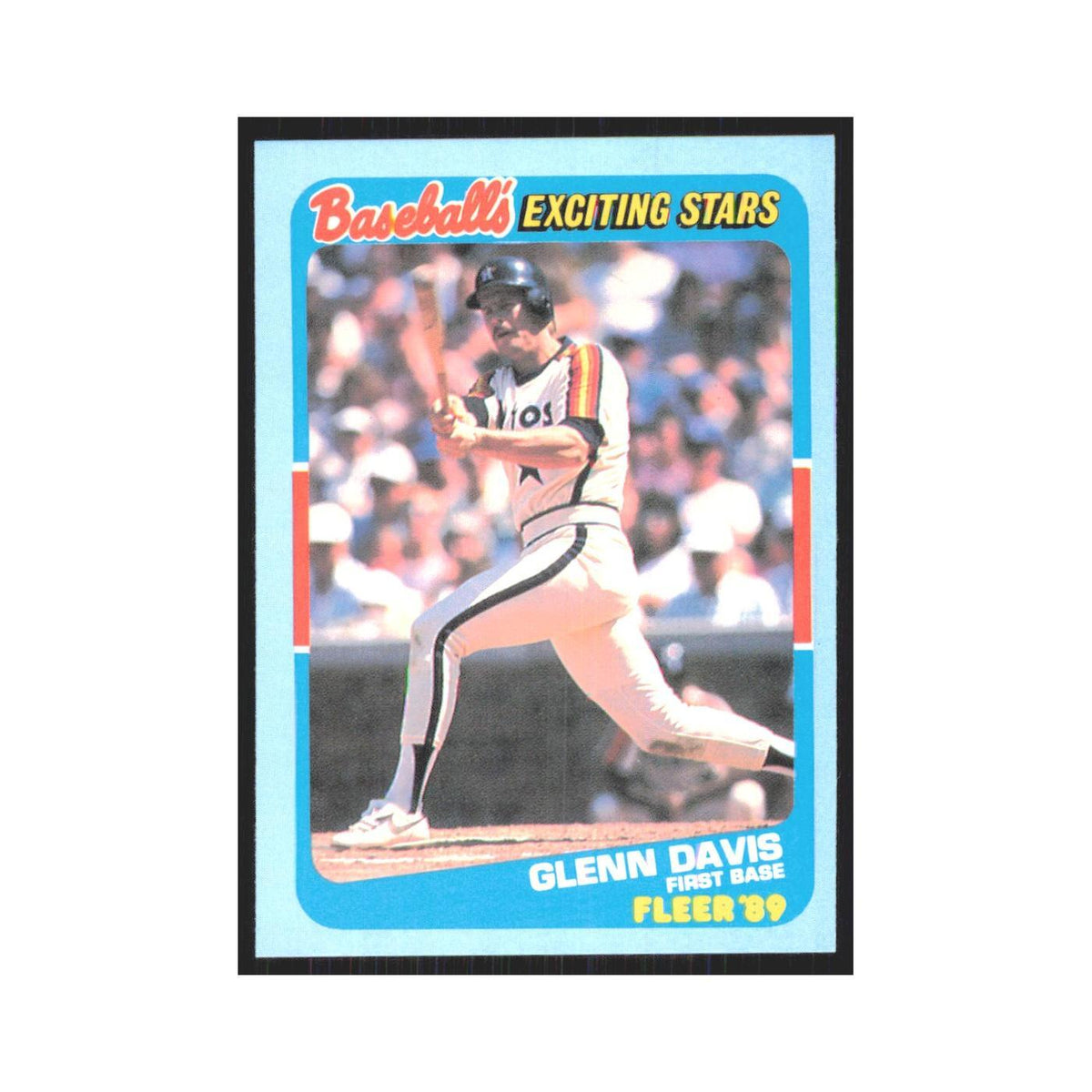 Glenn Davis 1989 Fleer Exciting Stars #10.0 Houston Astros Baseball Card NM