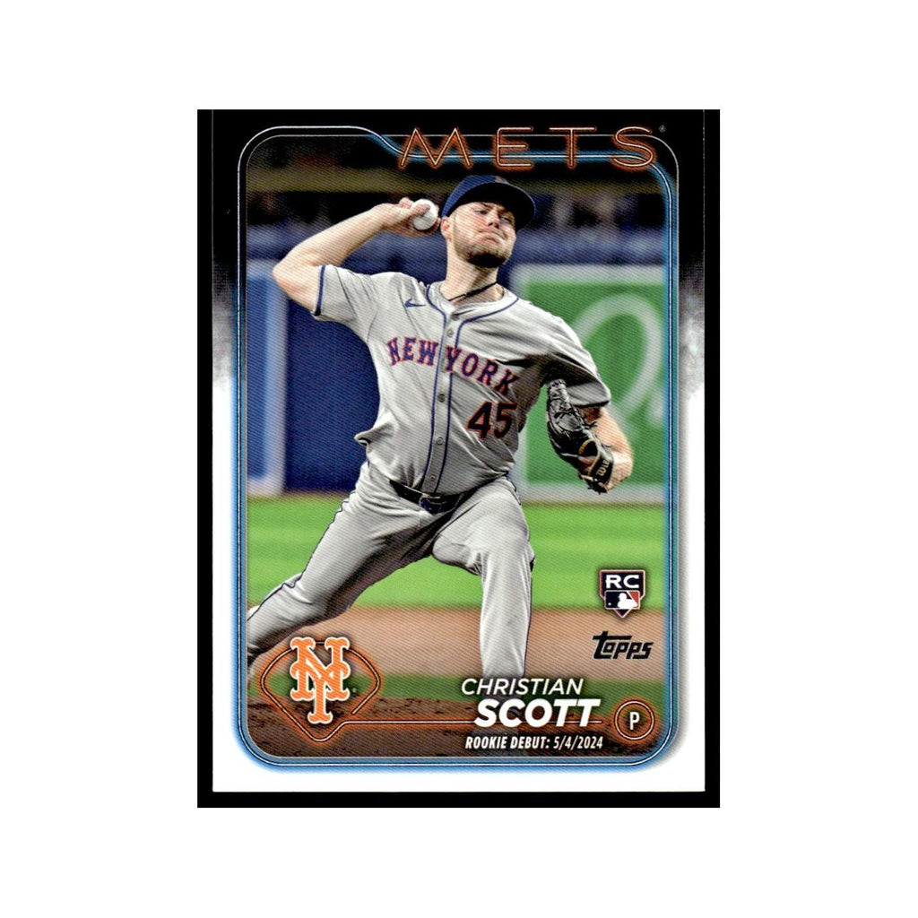 Christian Scott Rookie 2024 Topps Update #US253 New York Mets Baseball Card NM