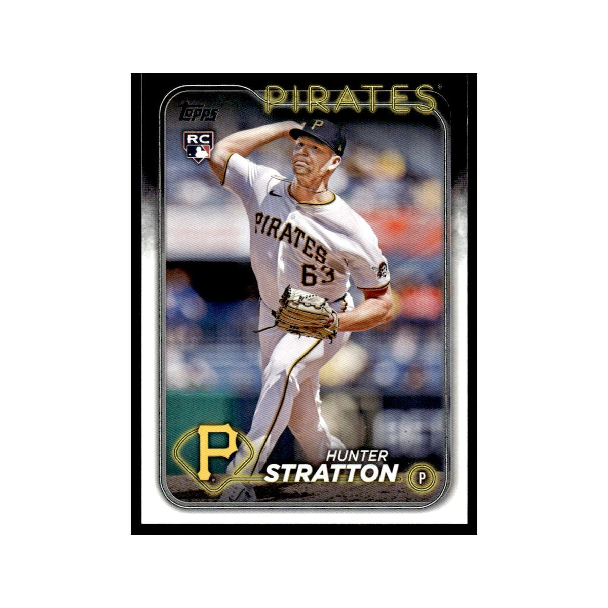 Hunter Stratton Rookie 2024 Topps Update #US348 Pittsburgh Pirates NM