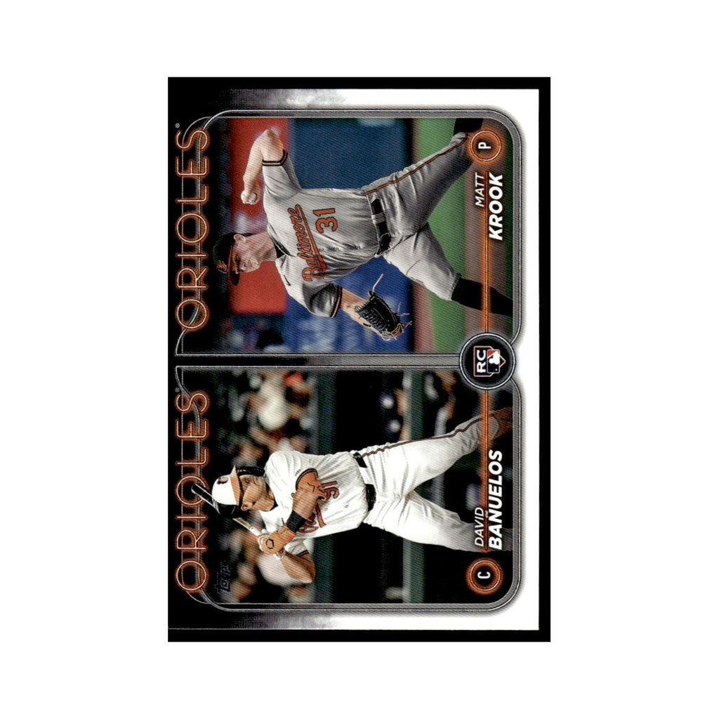 David Banuelos   Matt Krook Rookie 2024 Topps Update #US315 Baltimore Orioles NM