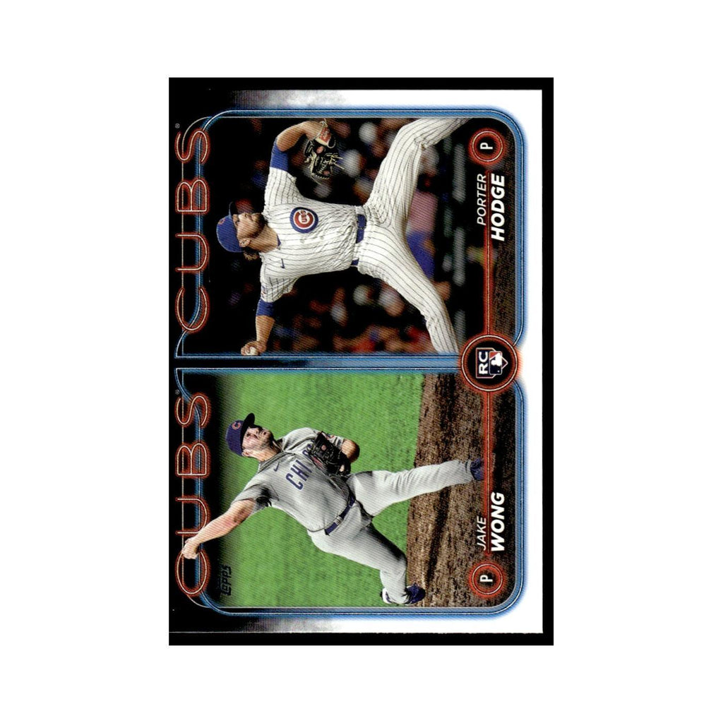 Porter Hodge   Jake Wong Rookie 2024 Topps Update #US106 Chicago Cubs NM