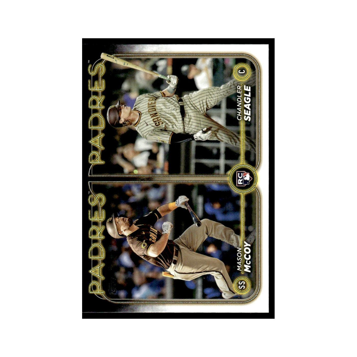 Chandler Seagle   Mason McCoy Rookie 2024 Topps Update #US227 Padres NM