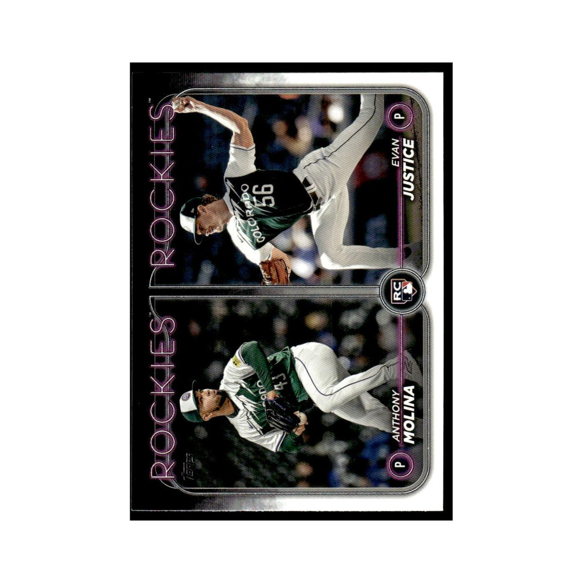 Evan Justice   Anthony Molina Rookie 2024 Topps Update #US270 Rockies NM