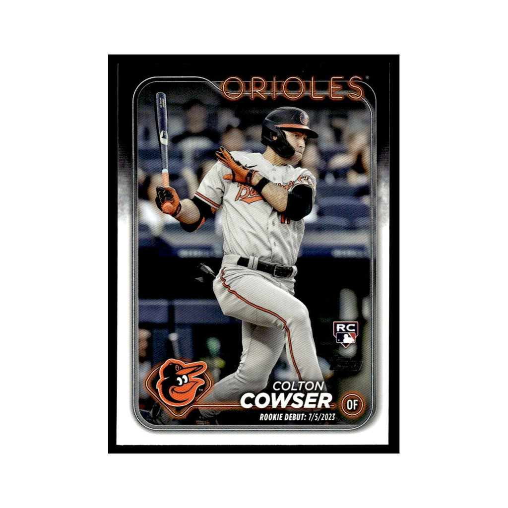 Colton Cowser Rookie 2024 Topps Update #US72 Baltimore Orioles Baseball Card NM