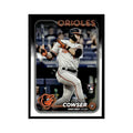 Colton Cowser Rookie 2024 Topps Update #US72 Baltimore Orioles Baseball Card NM