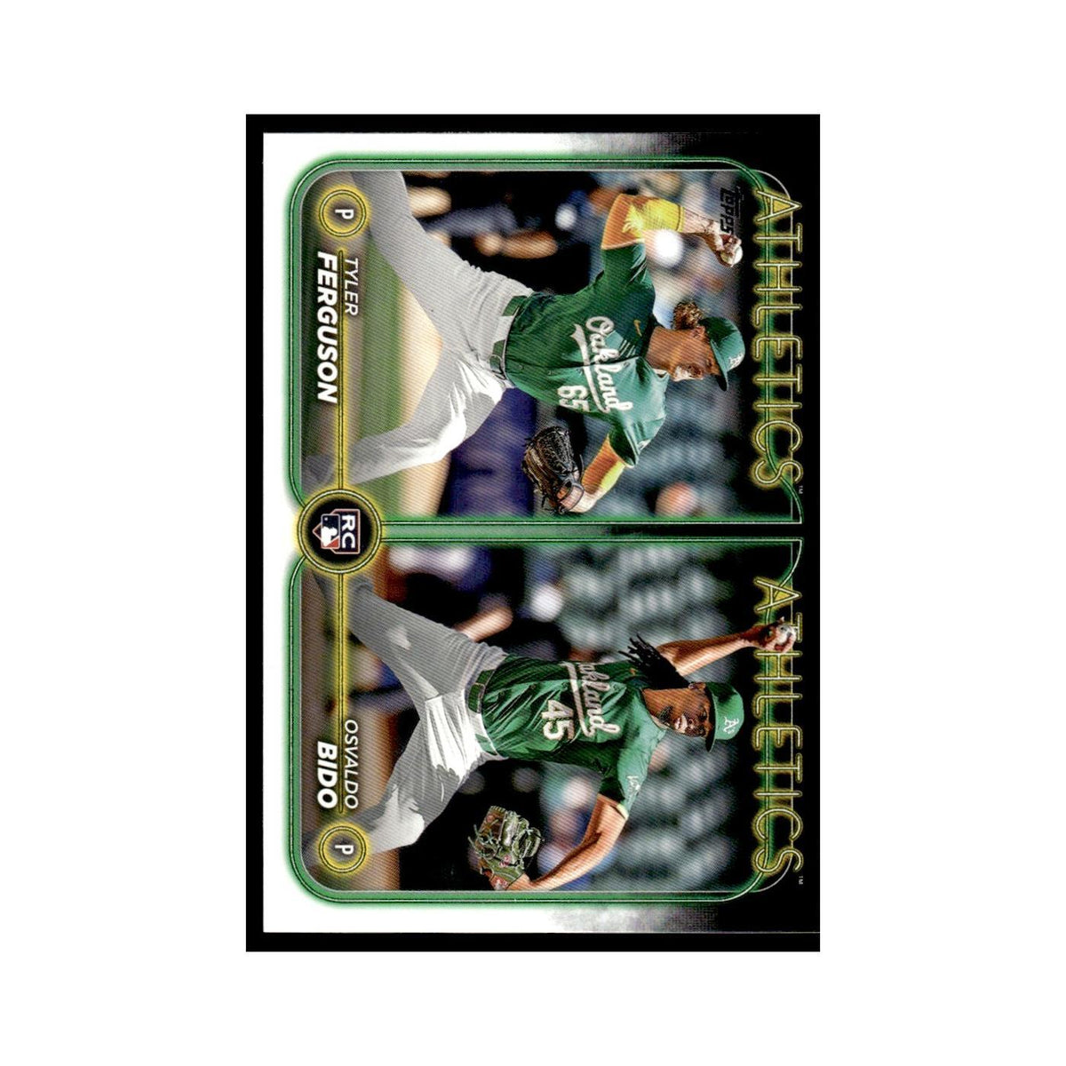 Osvaldo Bido  Tyler Ferguson Rookie 2024 Topps Update #US69 Oakland Athletics NM