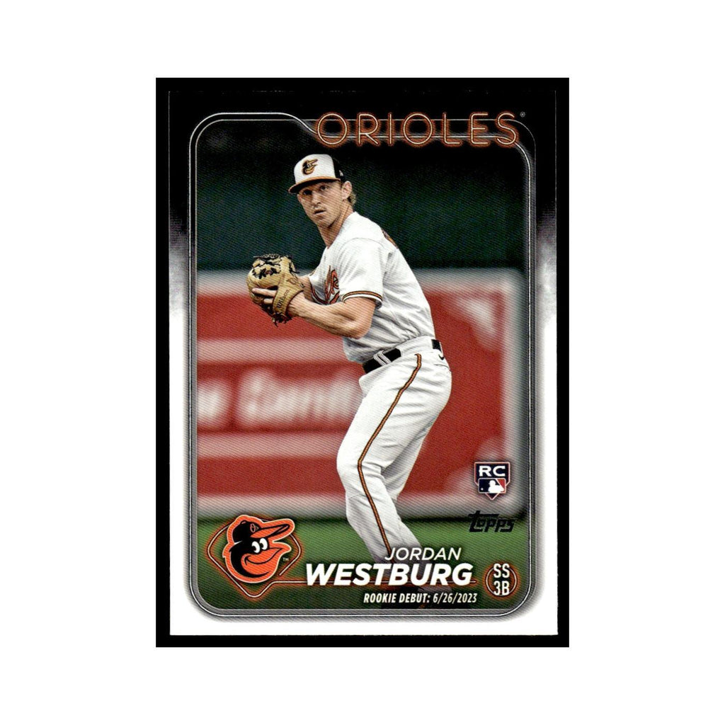 Jordan Westburg Rookie 2024 Topps Update #US125 Baltimore Orioles NM