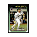 Darell Hernaiz Rookie 2024 Topps Update #US132 Oakland Athletics NM