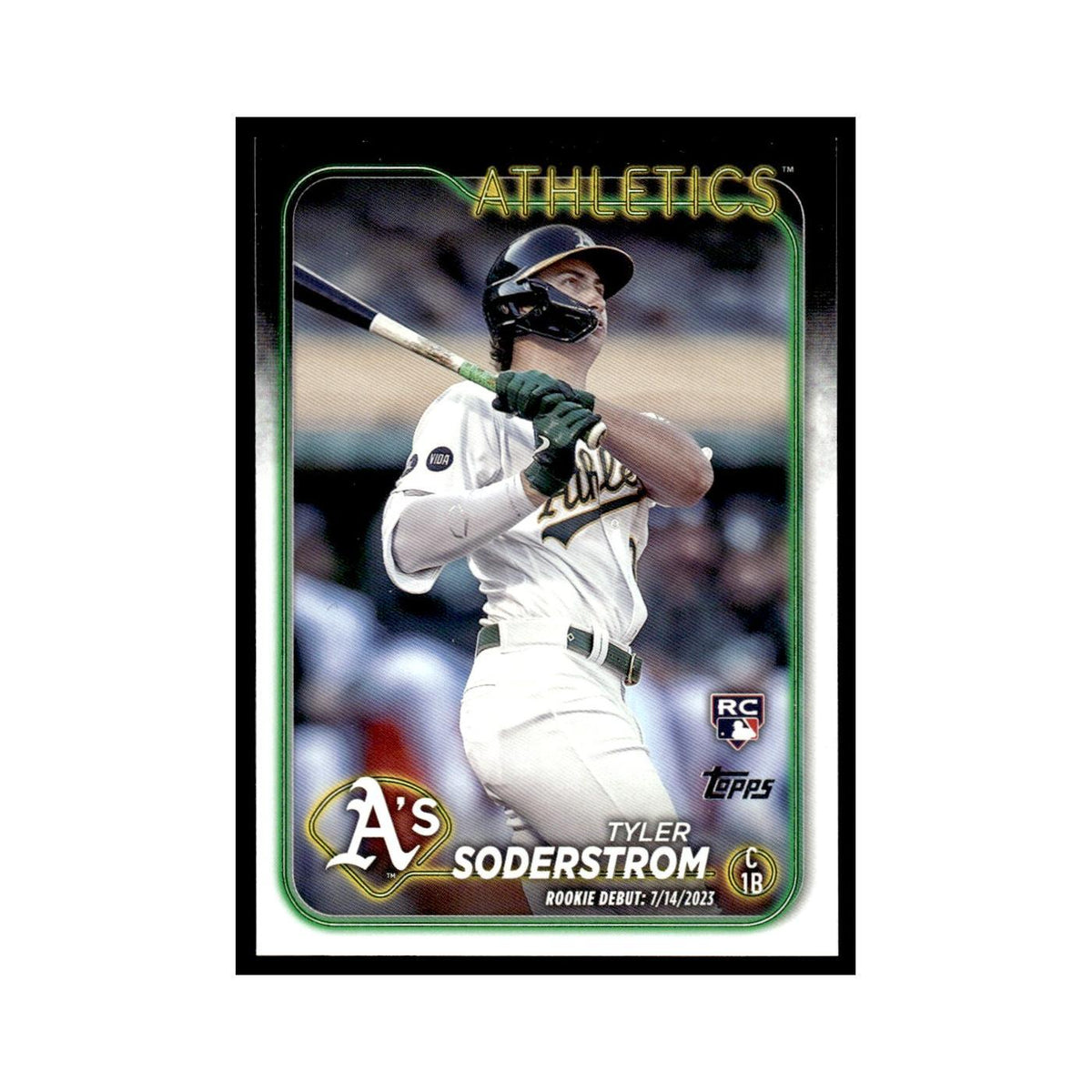Tyler Soderstrom Rookie 2024 Topps Update #US116 Oakland Athletics NM